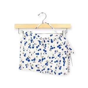 NWT HVN Convertible Cherry Poplin Bella Bustier Crop Top